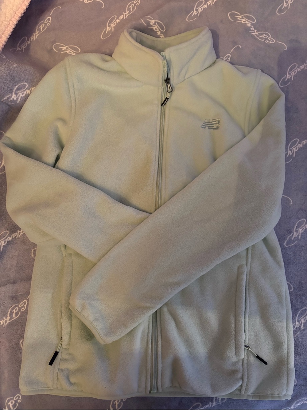 New Balance Green Fleece Zip Jacket